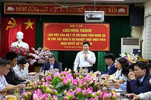 Bộ Y tế thống nhất phương án tiếp nhận Bệnh viện Phong - Da liễu Trung ương Quỳnh Lập