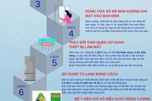 10 cách làm giúp tiết kiệm điện và giảm chi phí tiền điện mùa nắng nóng