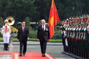 Chủ tịch nước chủ trì lễ đón chính thức Toàn quyền Australia