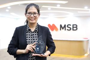 MSB được vinh danh là ngân hàng có khối lượng giao dịch ngoại tệ lớn nhất lần thứ ba liên tiếp