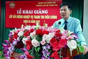 Khai giảng lớp bồi dưỡng nghiệp vụ thanh tra viên chính K4 năm 2023