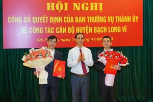 Điều động ông Bùi Trung Tiến giữ chức vụ Bí thư Huyện ủy Bạch Long Vĩ nhiệm kỳ 2020 - 2025

