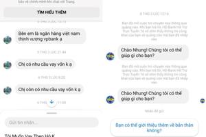 Mạo danh ngân hàng, các tổ chức tín dụng cho vay trực tuyến lãi suất thấp để lừa đảo