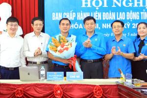 Phó Bí thư Thường trực Tỉnh đoàn được bầu giữ chức Phó Chủ tịch Liên đoàn Lao động tỉnh
