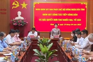 Bình Phước: Tiếp 126 lượt công dân đến khiếu nại, tố cáo