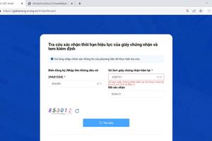 Hì hục nhẫn nại vẫn không thể đăng nhập website gia hạn giấy kiểm định 