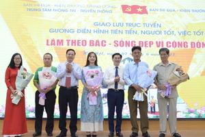 Giao lưu trực tuyến “Làm theo lời Bác - Sống đẹp vì cộng đồng”