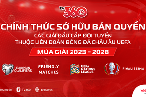 Viettel TV360 sở hữu bản quyền các giải đấu cấp đội tuyển thuộc UEFA