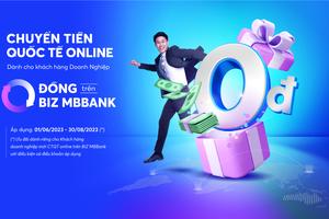 MB trợ lực cho doanh nghiệp nhập khẩu với ưu đãi chuyển tiền quốc tế online 0 đồng trên BIZ MBBank