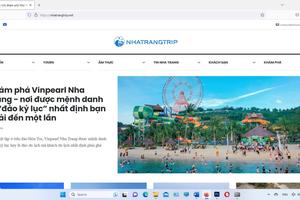 Cục PTTH&TTĐT đề nghị xử lý chặn website vi phạm nhatrangtrip.net