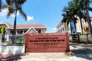 Kon Tum: Đề nghị lãnh đạo Ban Quản lý Khu kinh tế tỉnh có biện pháp khắc phục những tồn tại, khuyết điểm