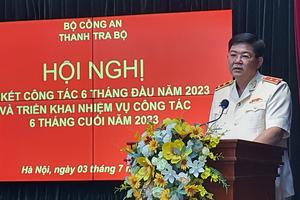 Thanh tra Bộ Công an sơ kết công tác 6 tháng đầu năm 2023