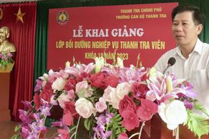 Khai giảng lớp bồi dưỡng nghiệp vụ thanh tra viên K10