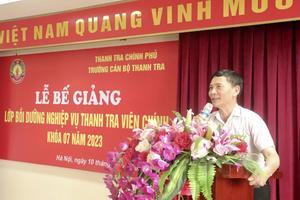 Gần 60 học viên hoàn thành khoá bồi dưỡng nghiệp vụ thanh tra viên chính