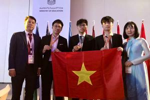 3/3 thí sinh đoạt huy chương tại Olympic Sinh học quốc tế năm 2023