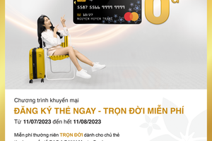 BAC A BANK miễn nhiều loại phí dành cho chủ thẻ tín dụng quốc tế