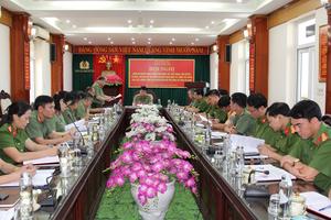 Công bố quyết định thanh tra đối với Công an tỉnh Hà Nam