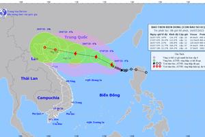 Bão số 1 sẽ ảnh hưởng trực tiếp đến đất liền Việt Nam vào chiều ngày 18/7