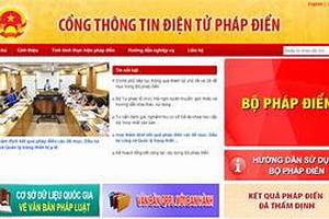 Kết quả pháp điển hệ thống quy phạm pháp luật