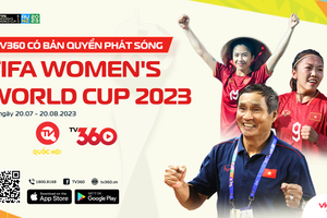 TV360 có bản quyền phát sóng trọn vẹn 64 trận đấu World Cup nữ 2023 