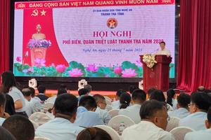 Hội nghị phổ biến, quán triệt Luật Thanh tra năm 2022