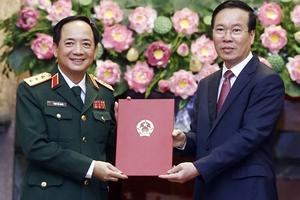 Ông Trịnh Văn Quyết được thăng quân hàm Thượng tướng
