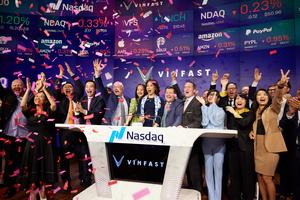 VinFast chính thức niêm yết trên Nasdaq Global Market, giá trị vốn hoá hơn 23 tỷ USD