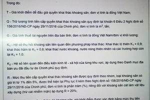 Các cơ quan Trung ương cho rằng Thanh Hóa đấu giá mỏ cát R = 20% không phù hợp với quy định