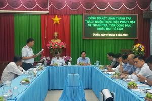 Cần Thơ: Triển khai 34 cuộc thanh tra, kiểm tra