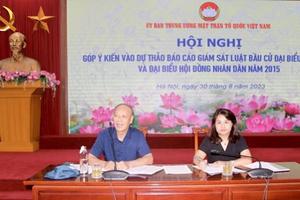 Góp ý nhằm nâng cao hiệu quả và chất lượng của Luật Bầu cử đại biểu Quốc hội