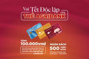 Vui Tết độc lập, tất bật nhận quà cùng Agribank