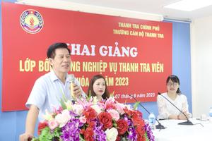 103 cán bộ ngành Thuế tham dự lớp bồi dưỡng nghiệp vụ thanh tra viên