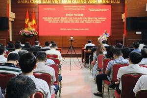 Hội nghị tập huấn công tác phòng chống tham nhũng, tiêu cực