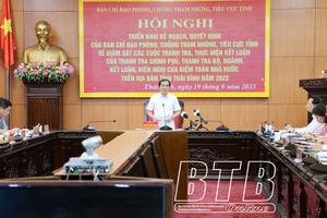 Thái Bình: Triển khai kế hoạch, quyết định về giám sát các cuộc thanh tra

