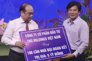 TNG Holdings Vietnam hỗ trợ xây 100 căn nhà Đại đoàn kết tại Hậu Giang