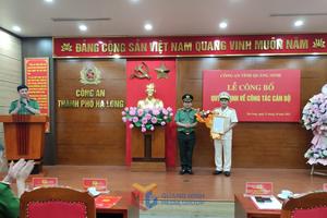 Quảng Ninh bổ nhiệm Trưởng Công an TP Hạ Long

