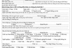 Ngân hàng phải hủy bỏ thông tin cá nhân khi có yêu cầu của khách hàng