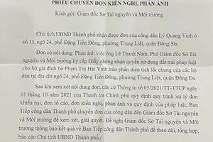 Sở TN&MT Hà Nội: “Quên” giải quyết đơn kiến nghị của công dân?