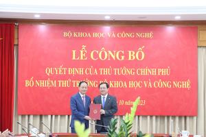 Thủ tướng Chính phủ bổ nhiệm ông Trần Hồng Thái giữ chức Thứ trưởng Bộ Khoa học và Công nghệ