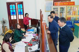 Tăng cường công tác kiểm tra hoạt động công vụ tại cơ sở
