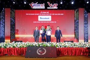 Sacombank thuộc top 50 doanh nghiệp lợi nhuận xuất sắc Việt Nam năm 2023

​