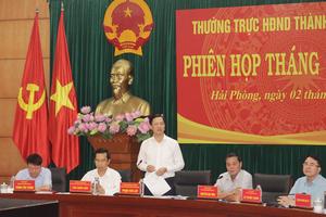 Thống nhất nội dung trình tại Kỳ họp cuối năm 2023 HĐND thành phố khóa XVI