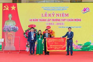 Trường THPT Chân Mộng - 40 năm xây dựng và trưởng thành