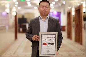 MSB là Ngân hàng Chuyển đổi số tiêu biểu năm thứ 2 liên tiếp