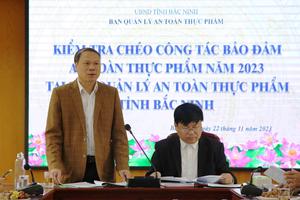 Kiểm tra chéo an toàn thực phẩm tại Bắc Ninh