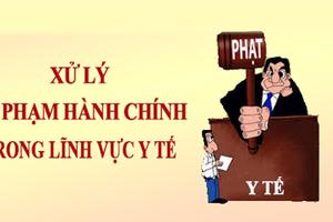 Vi phạm hành chính trong lĩnh vực y tế, 3 phòng khám đa khoa tại Tuyên Quang bị xử phạt