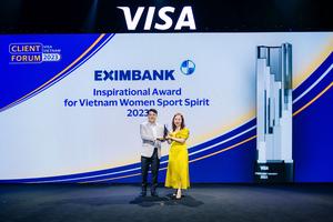 Eximbank đón nhận giải thưởng quan trọng từ Visa, khẳng định sự sáng tạo và tầm nhìn vượt trội