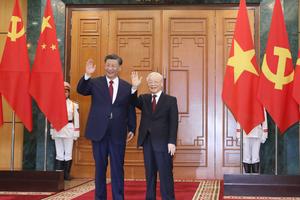 Tổng Bí thư Nguyễn Phú Trọng hội đàm với Tổng Bí thư, Chủ tịch nước Trung Quốc Tập Cận Bình