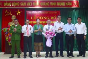 Phó Bí thư Huyện ủy Lô Văn Thao được bầu Chủ tịch UBND huyện 