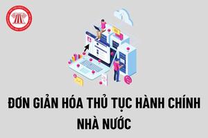 Kiện toàn Hội đồng tư vấn cải cách thủ tục hành chính của Thủ tướng Chính phủ